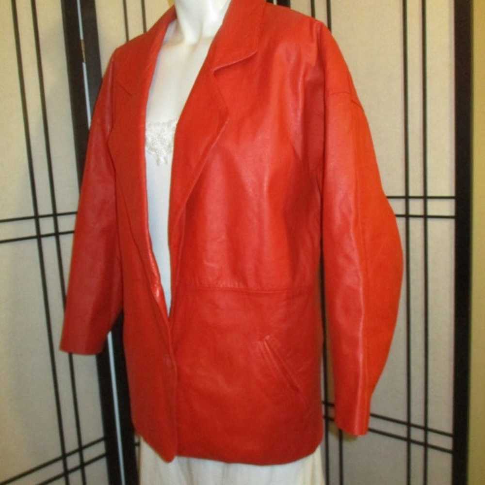 Toffs vintage/retro leather jacket - image 5