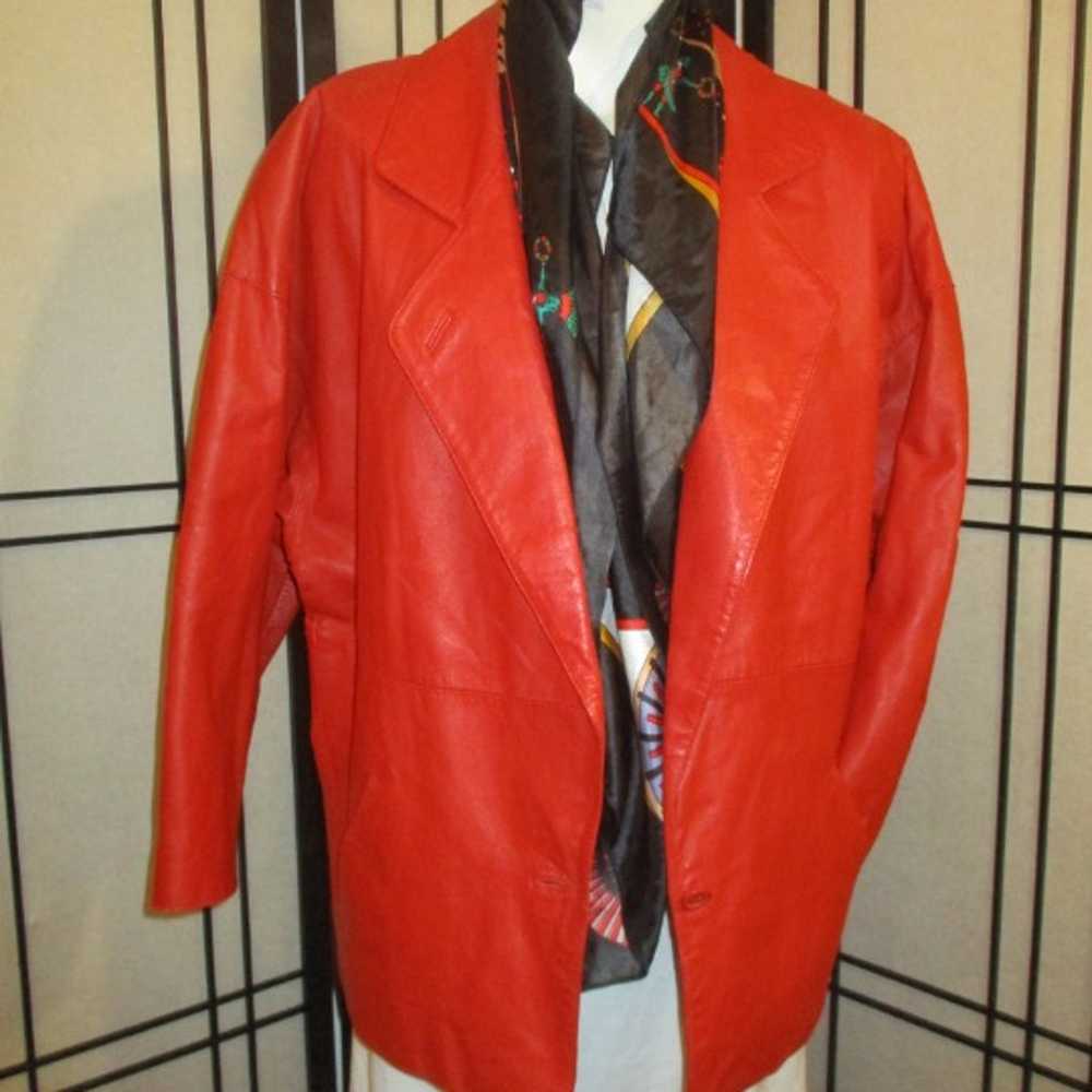 Toffs vintage/retro leather jacket - image 6