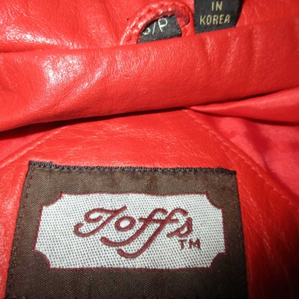 Toffs vintage/retro leather jacket - image 7