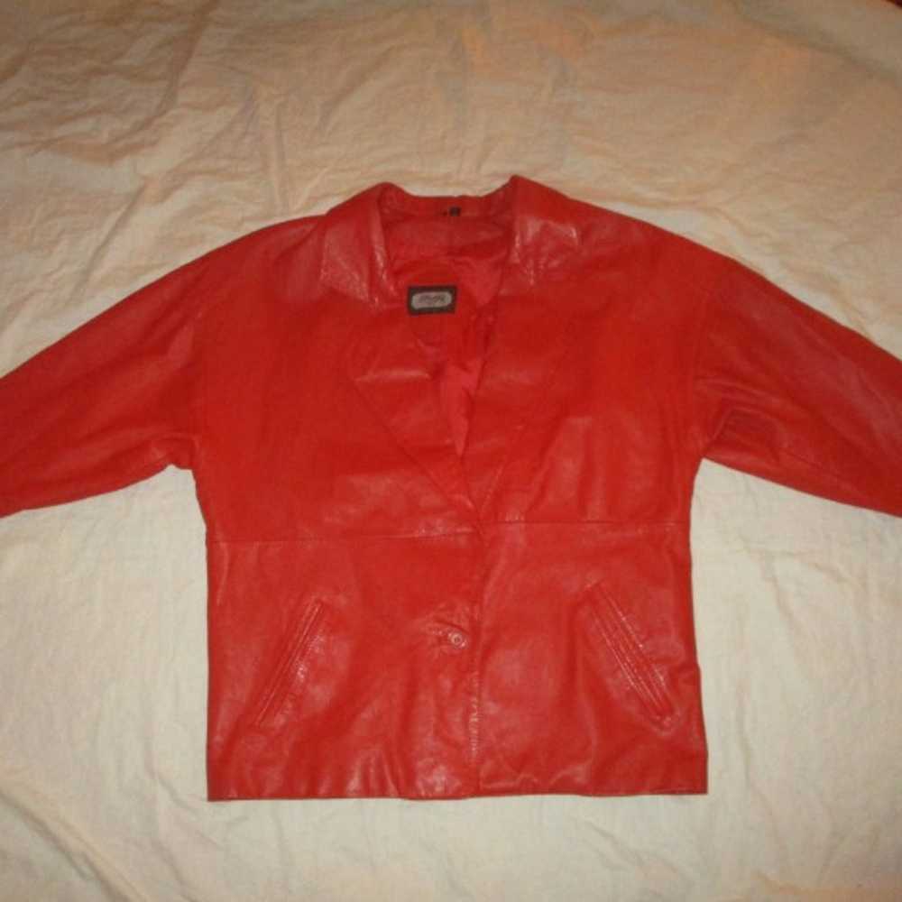 Toffs vintage/retro leather jacket - image 9