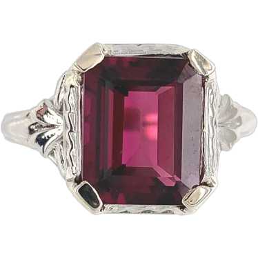 10K Gold 3.90ct Rhodolite Garnet Ring