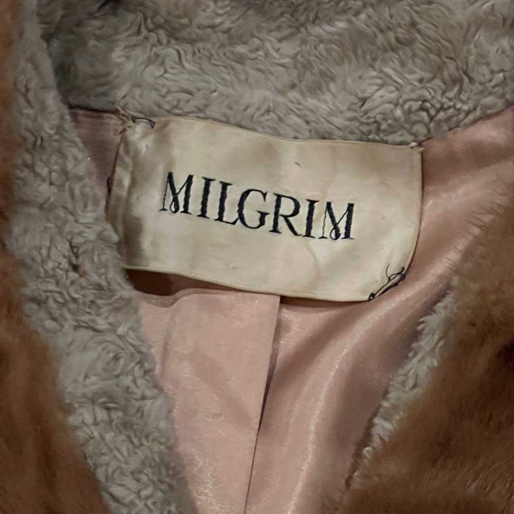 Vintage mink collar coat - image 3