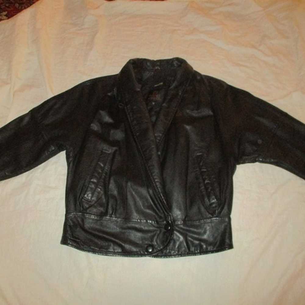 vintage Byrnes & Baker leather jacket - image 11