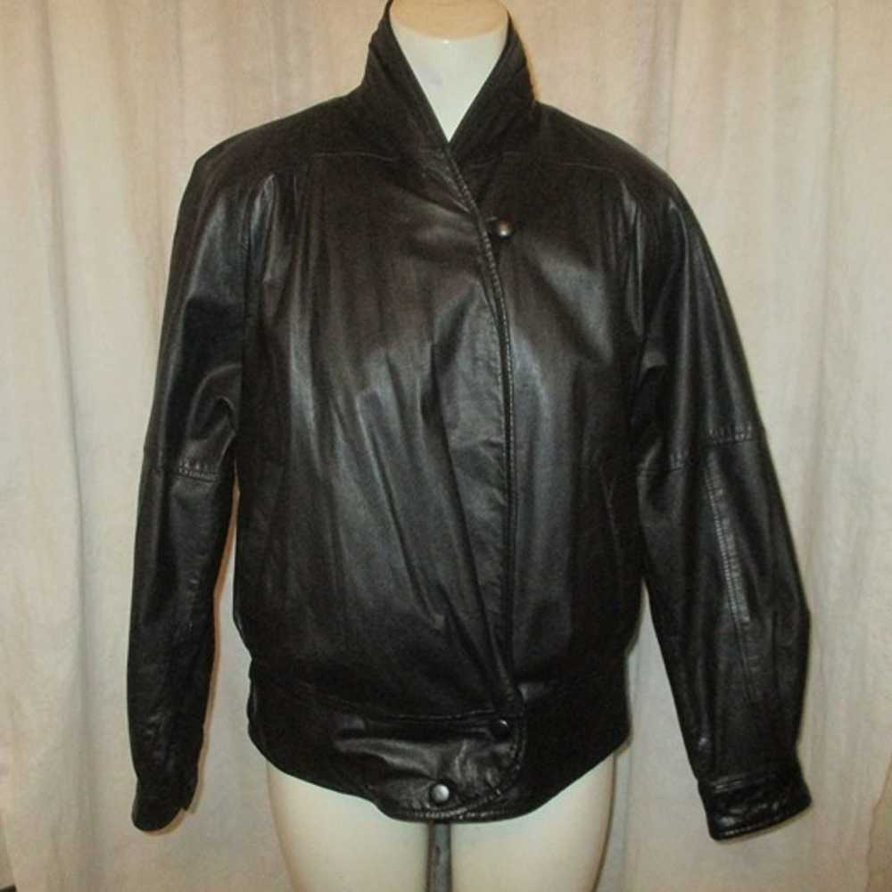 vintage Byrnes & Baker leather jacket - image 2