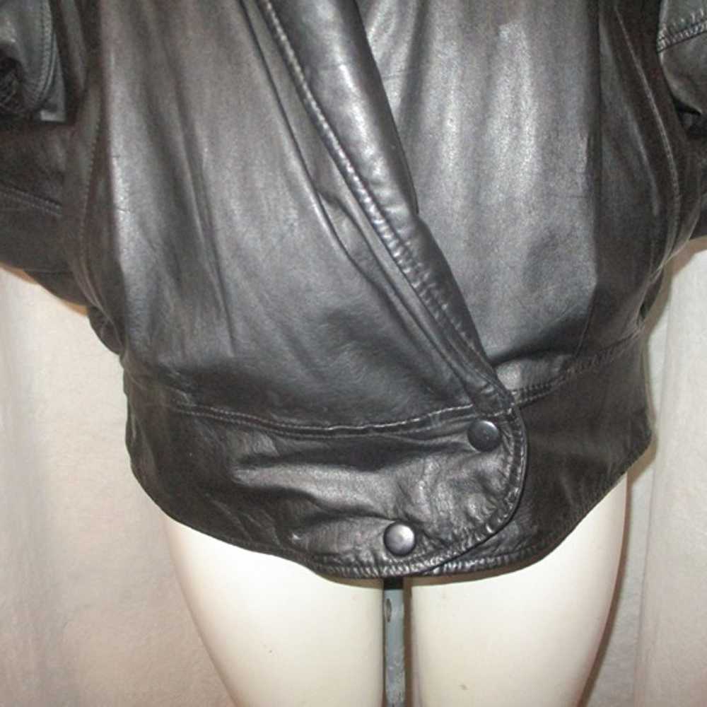 vintage Byrnes & Baker leather jacket - image 3