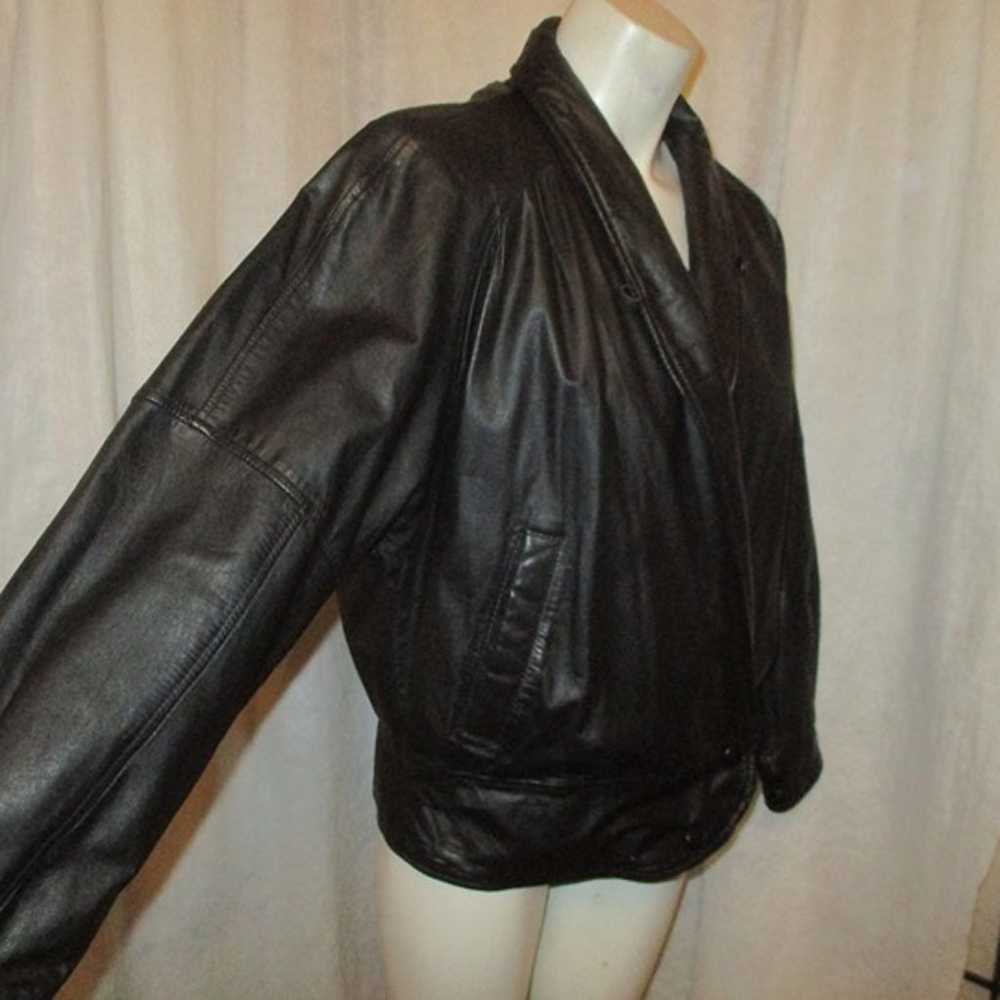 vintage Byrnes & Baker leather jacket - image 4
