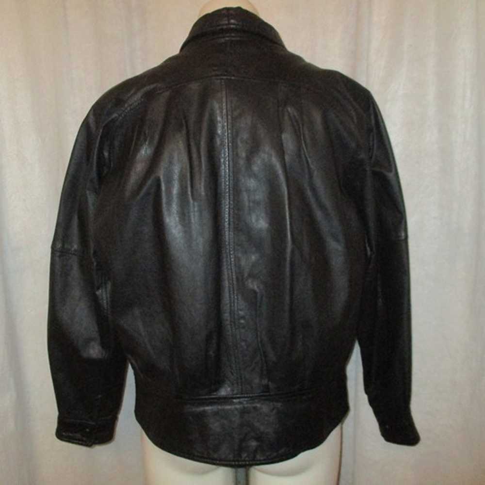 vintage Byrnes & Baker leather jacket - image 5