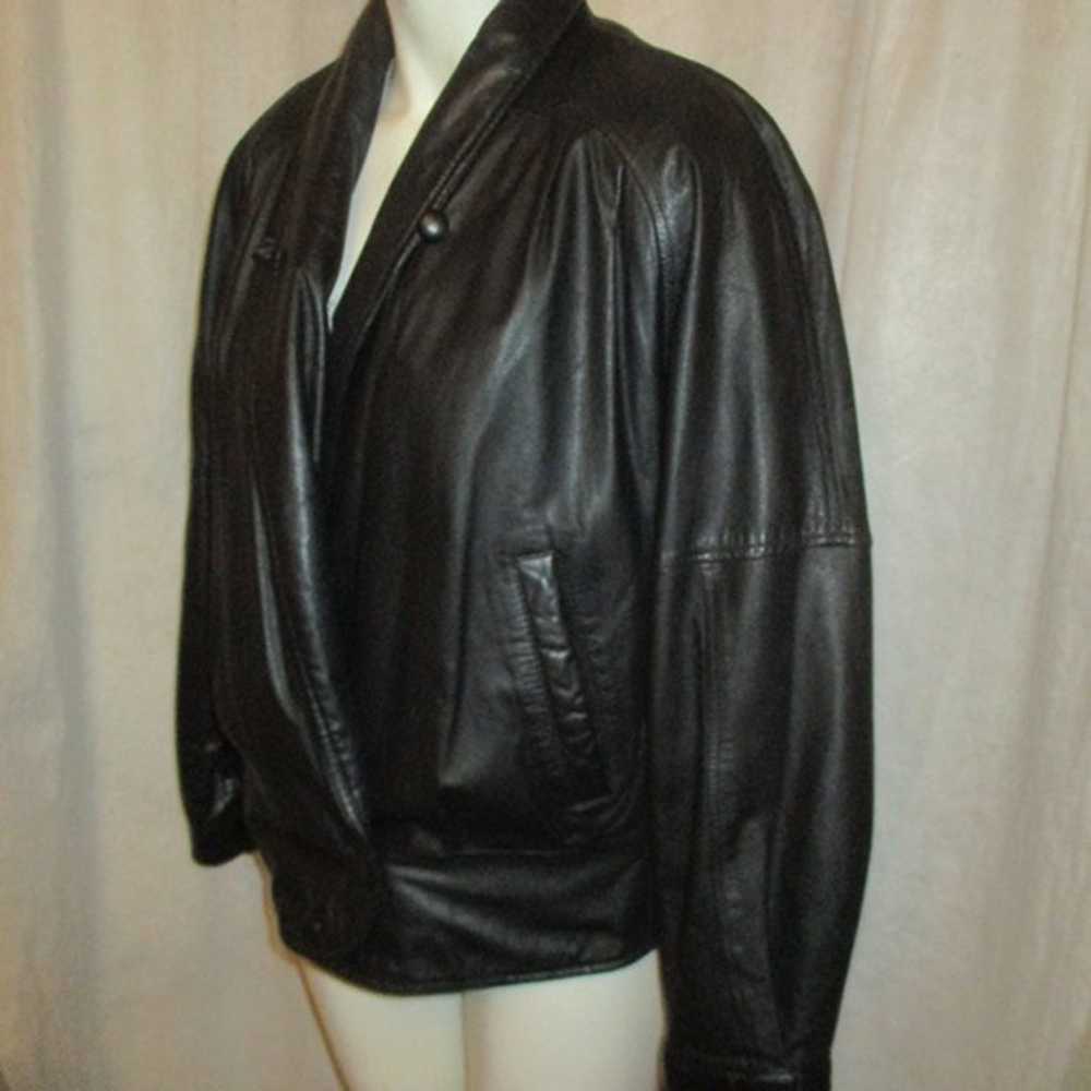 vintage Byrnes & Baker leather jacket - image 6