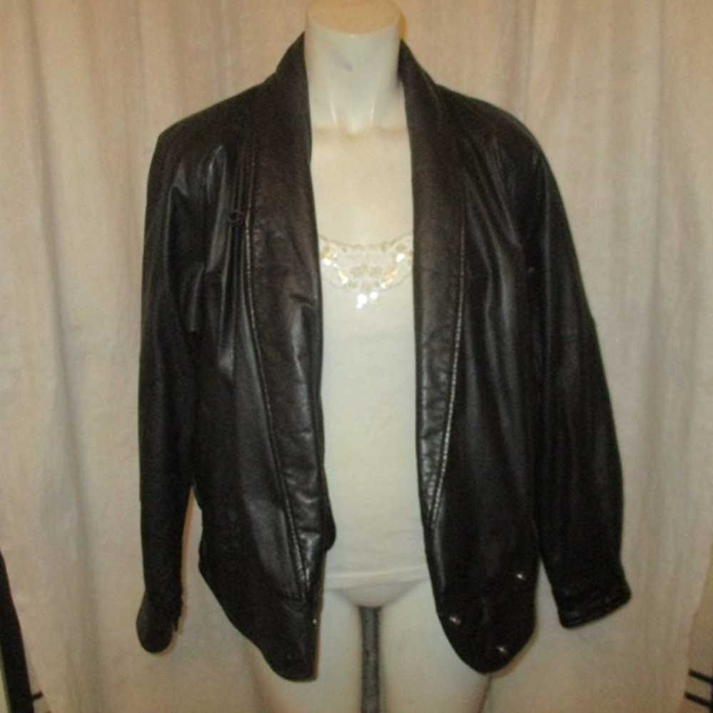 vintage Byrnes & Baker leather jacket - image 7