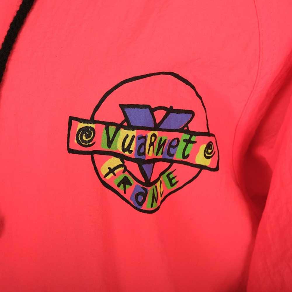 VTG Vuarnet France Neon Pink Skate Ski Windbreake… - image 5
