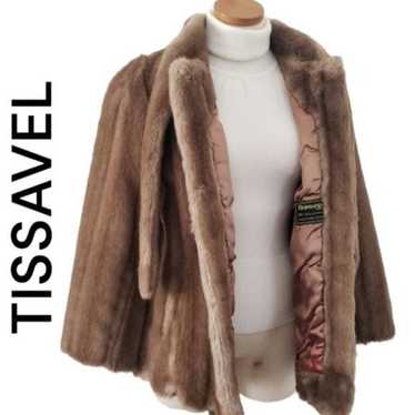 Vintage Tissavel of France Coat with Scarf. - image 1
