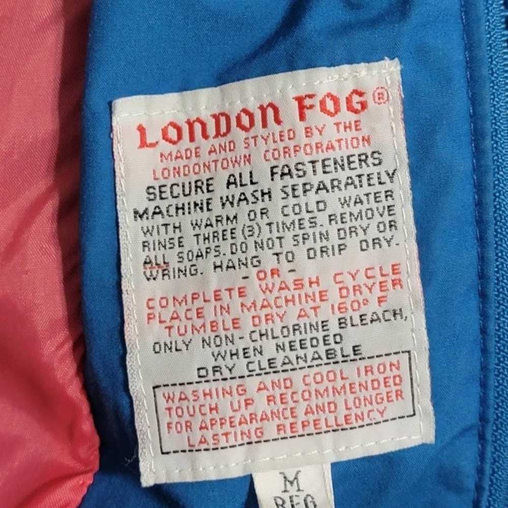 London Fog Vintage 80’s / 90's Anorak Color Block… - image 12
