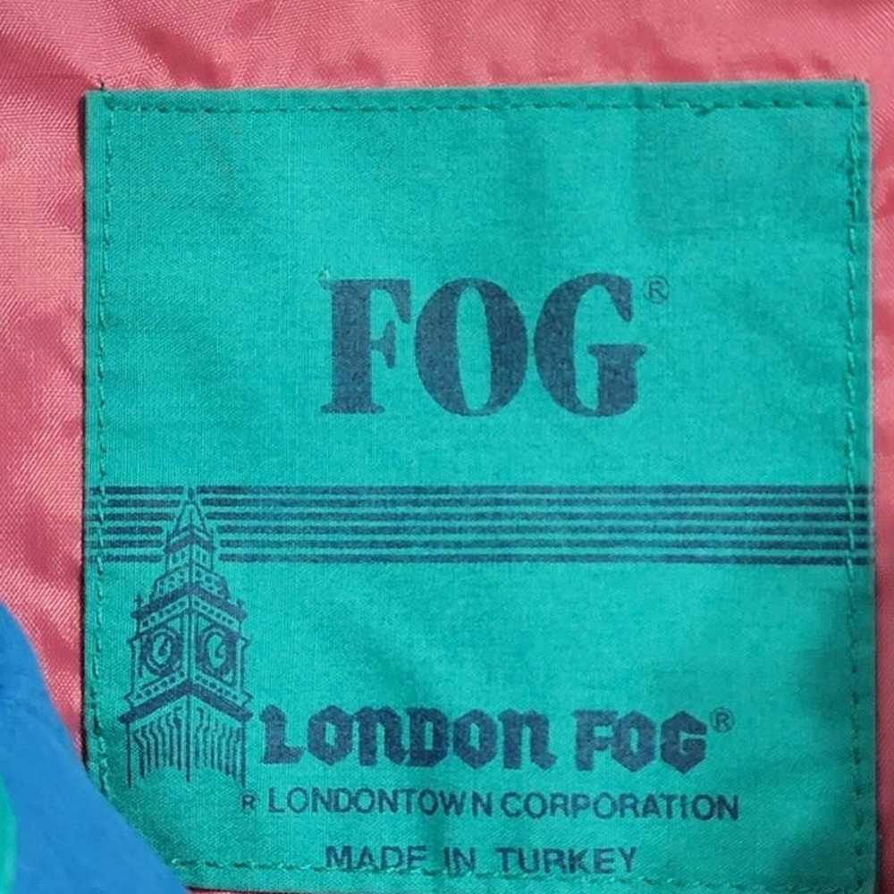 London Fog Vintage 80’s / 90's Anorak Color Block… - image 6