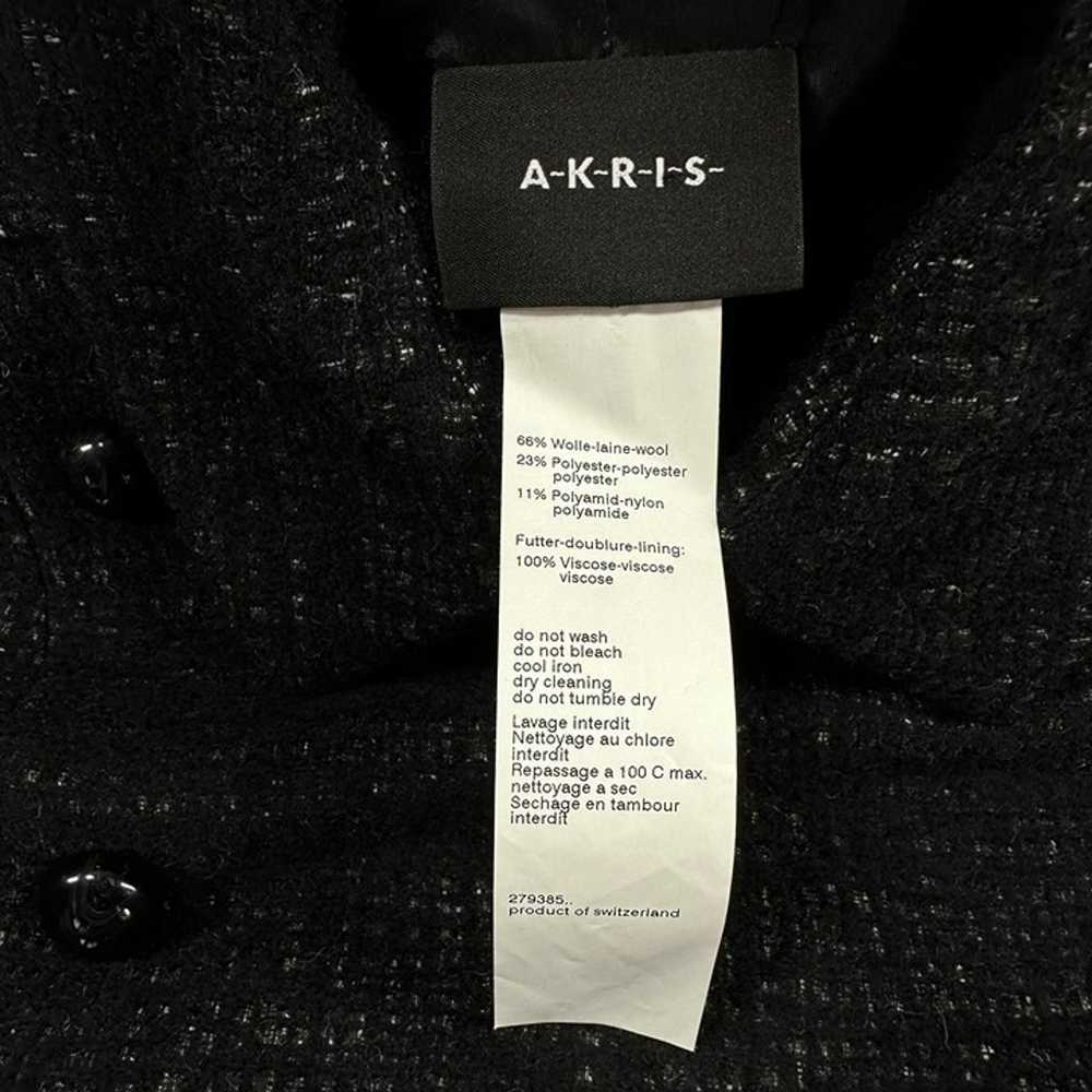 AKRIS Tweed Double-breasted Wool blend jacket, 8 - image 4