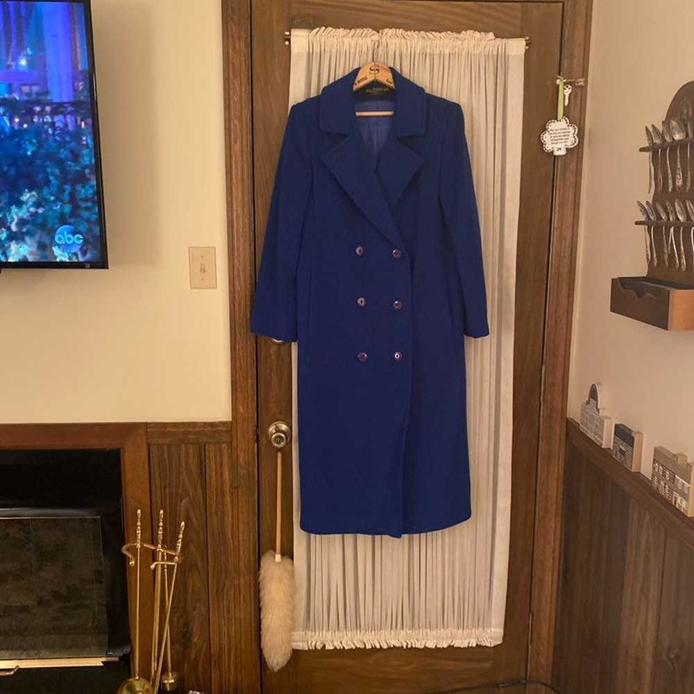 Vintage Alorna Royal Blue Pea Coat - image 1