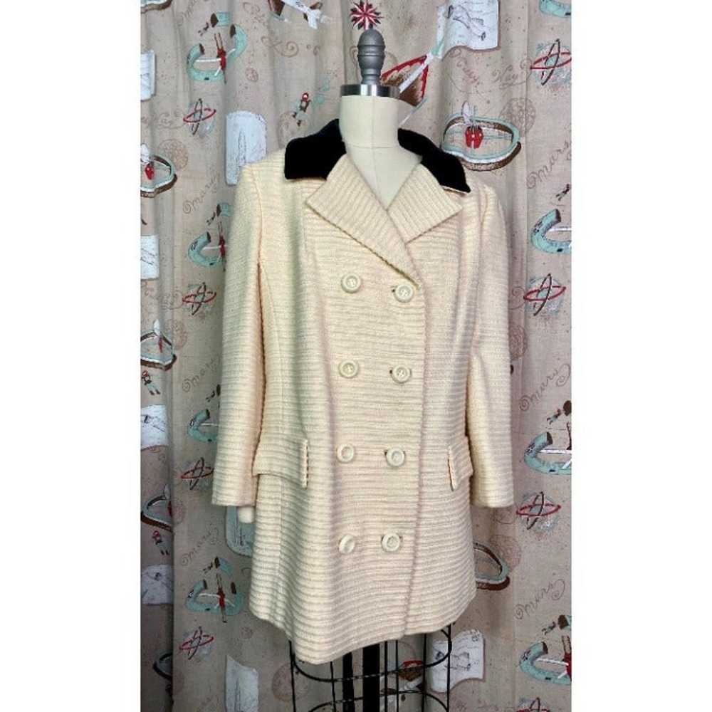 Vintage 1960s Lilli Ann Designer Coat M - image 2