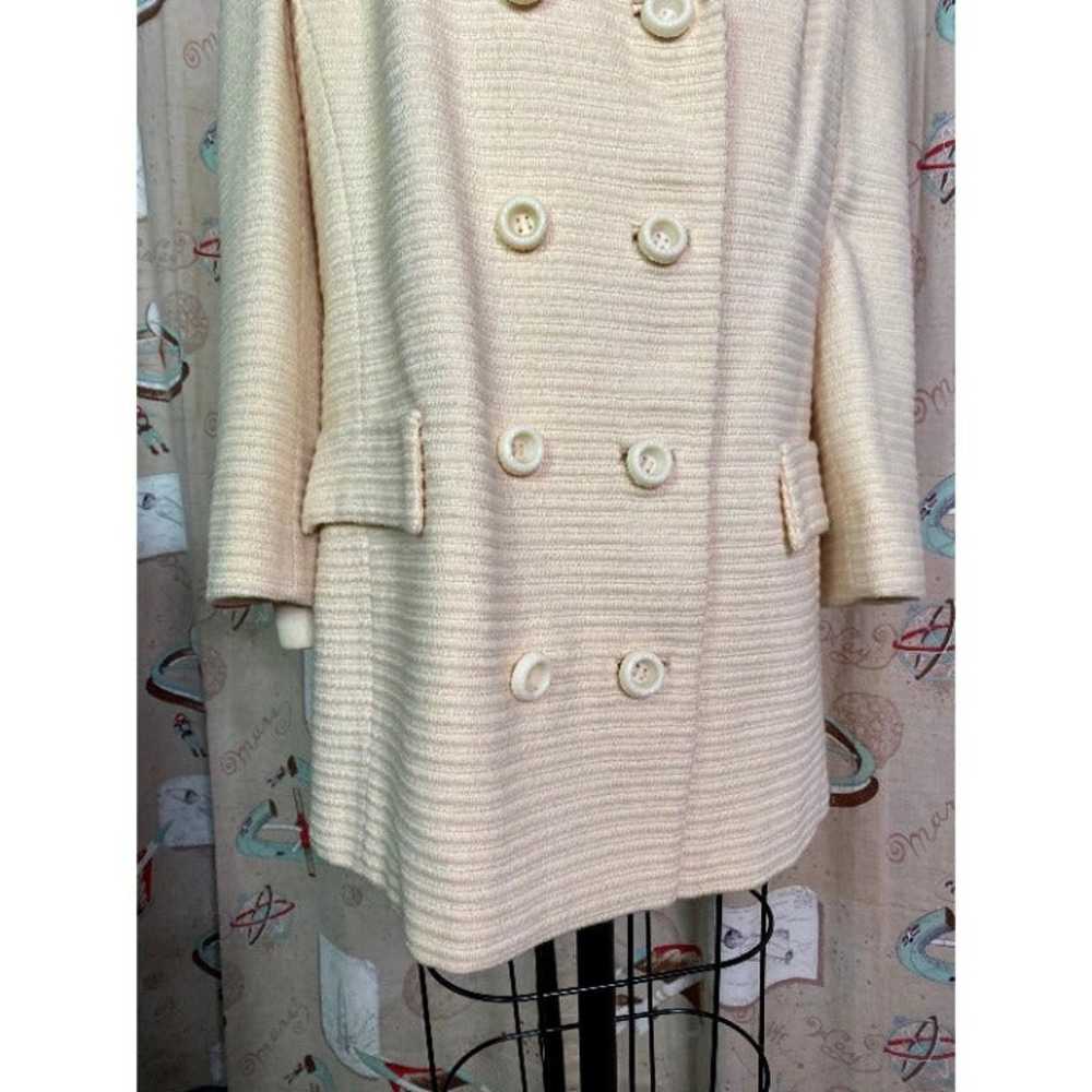 Vintage 1960s Lilli Ann Designer Coat M - image 5