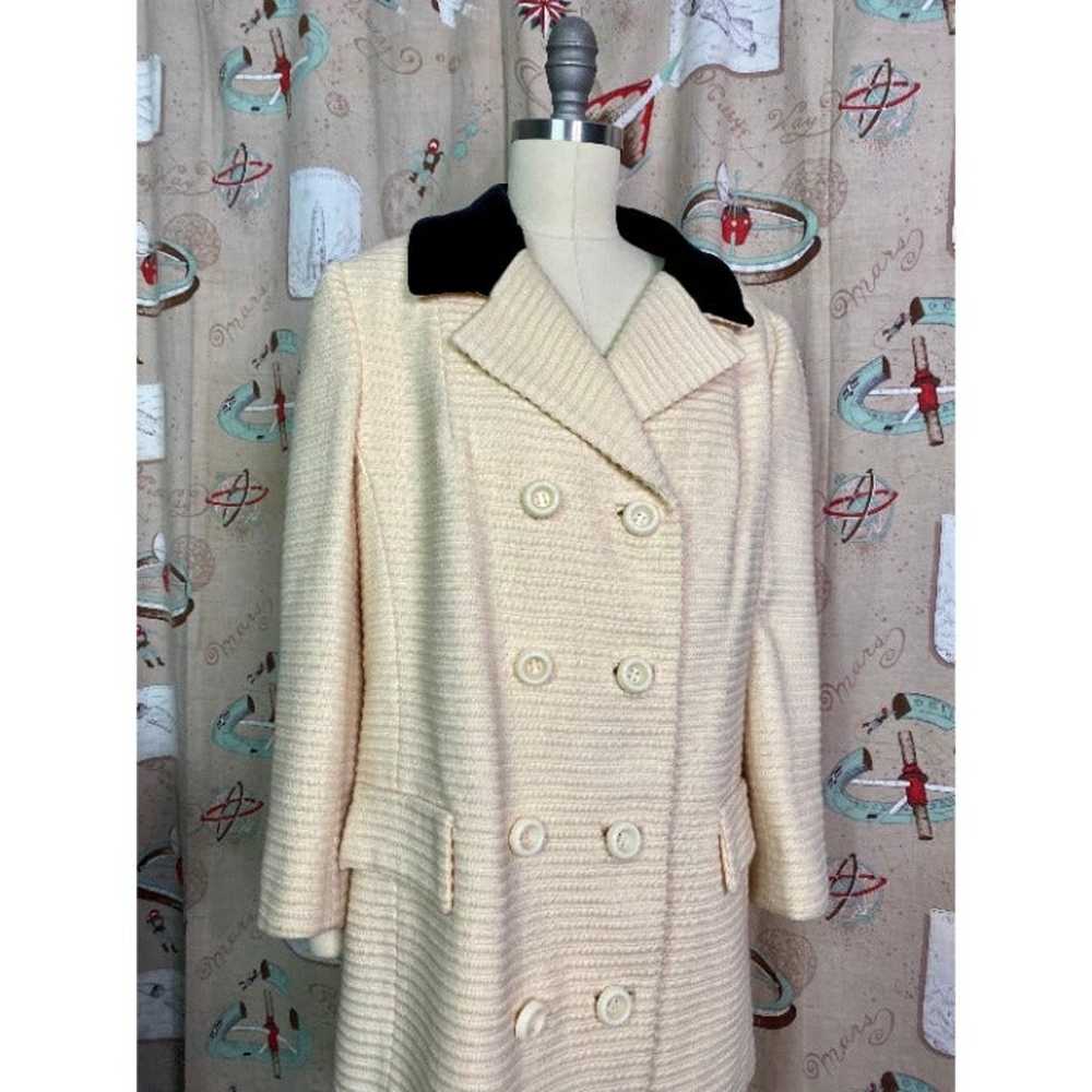 Vintage 1960s Lilli Ann Designer Coat M - image 8