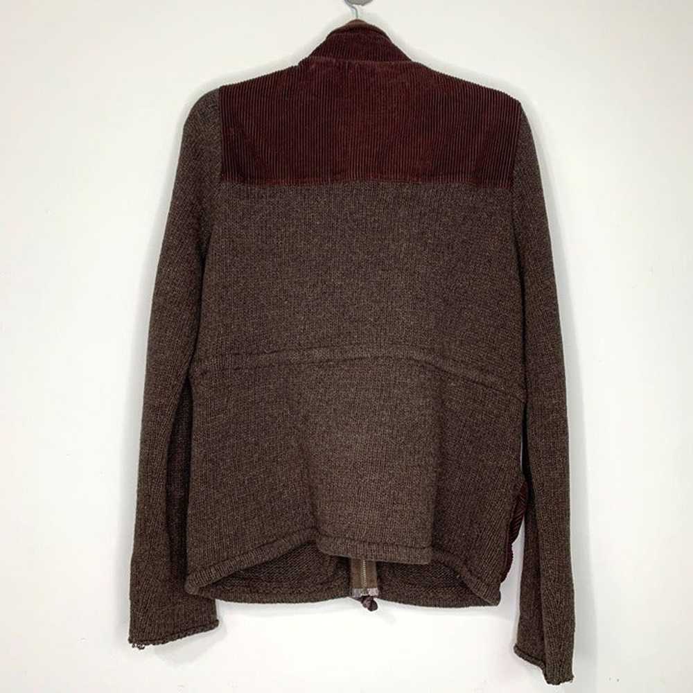 FREE PEOPLE Knit Corduroy Brown Vintage Jacket Sz… - image 7