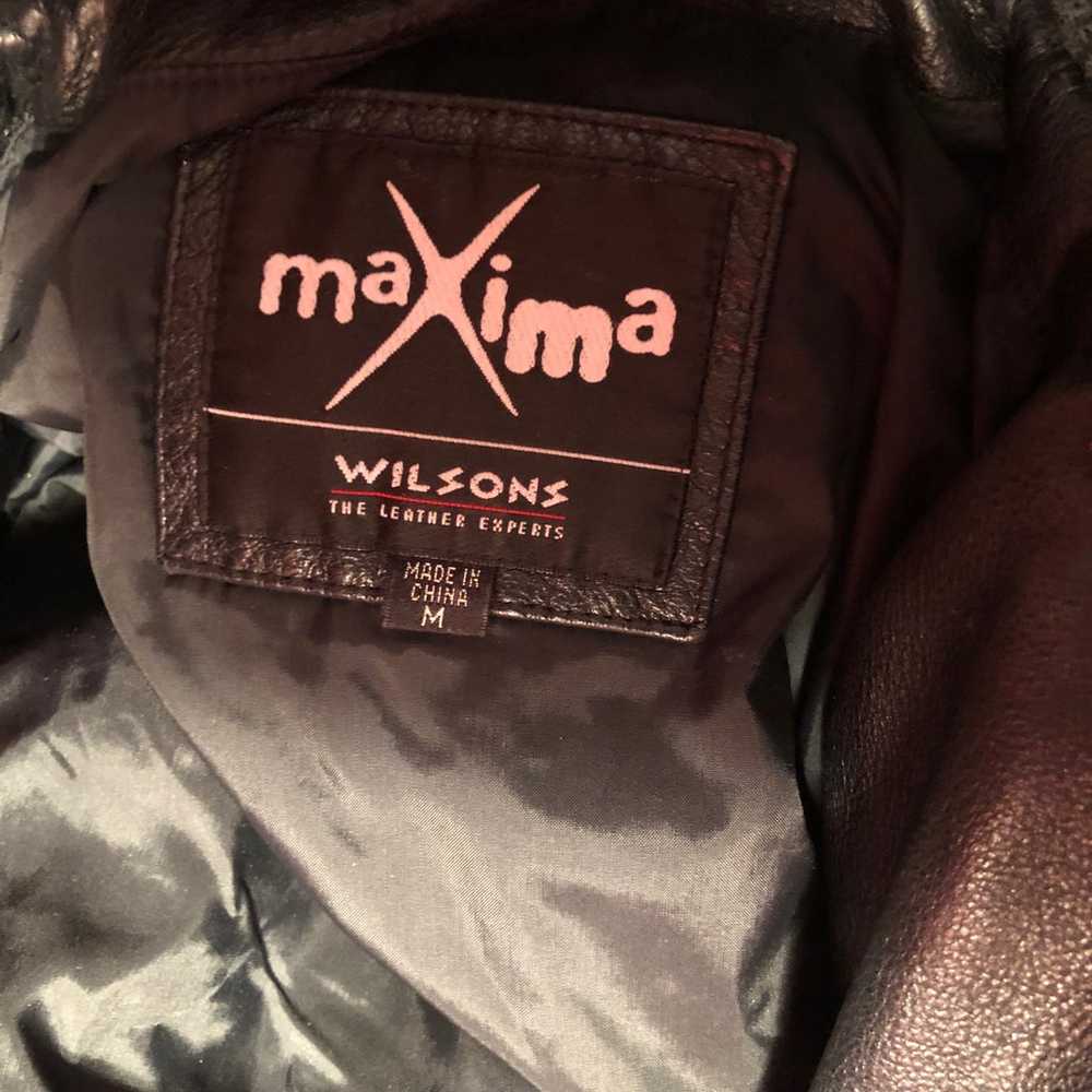VINTAGE Maxima Wilsons Leather Jacket - image 4