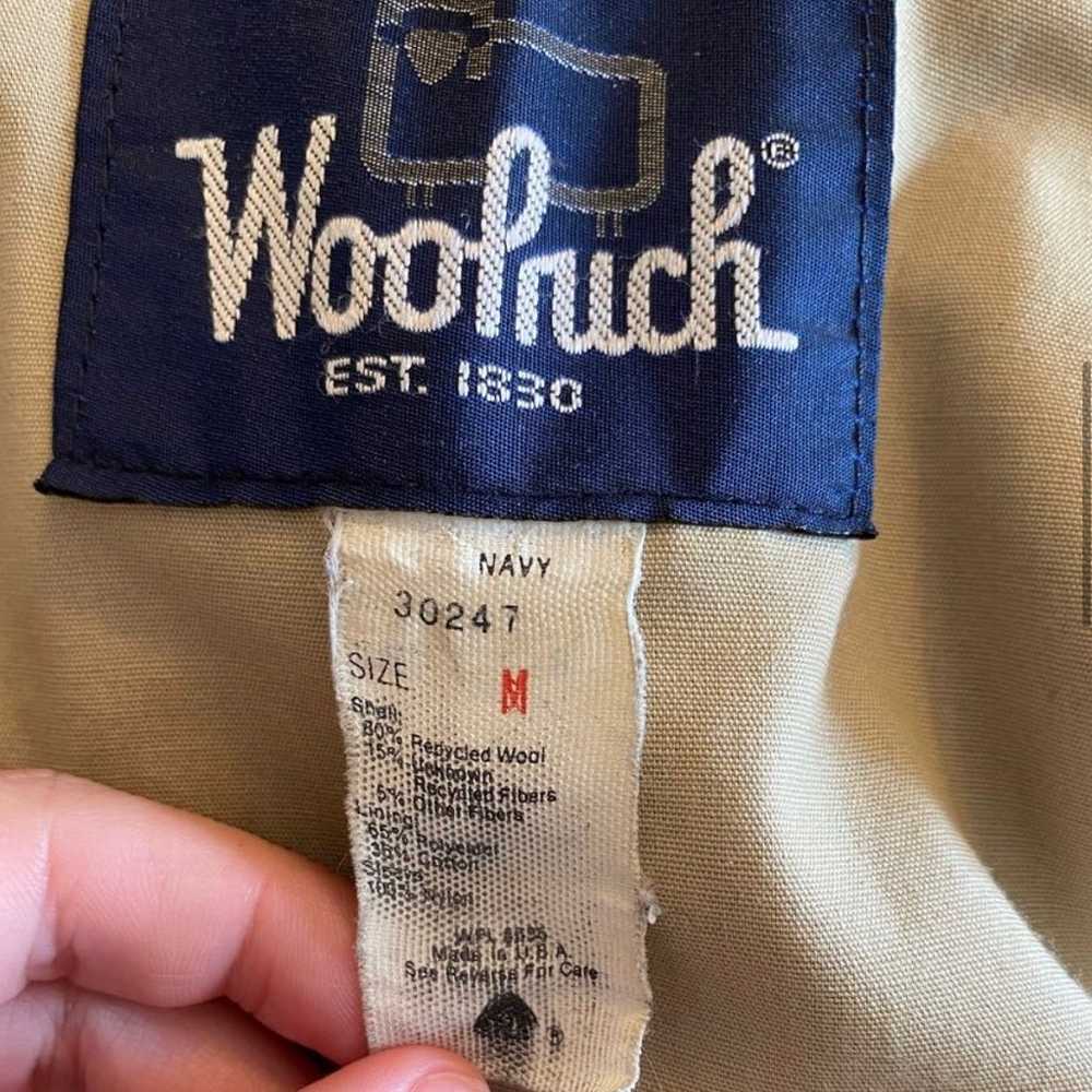 Woolrich Navy Rare Vintage Wool Coat - image 8