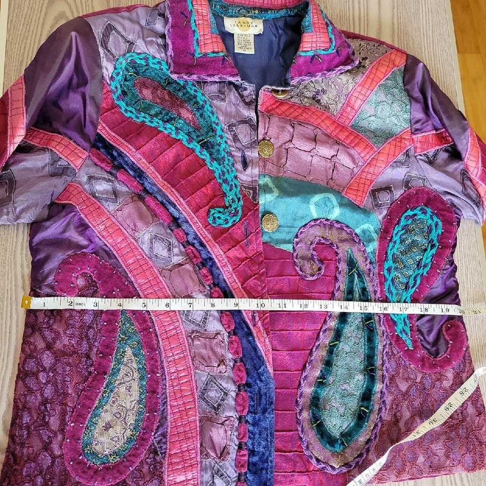 Rare Sandy Starkman Vintage jacket Sz M - image 10