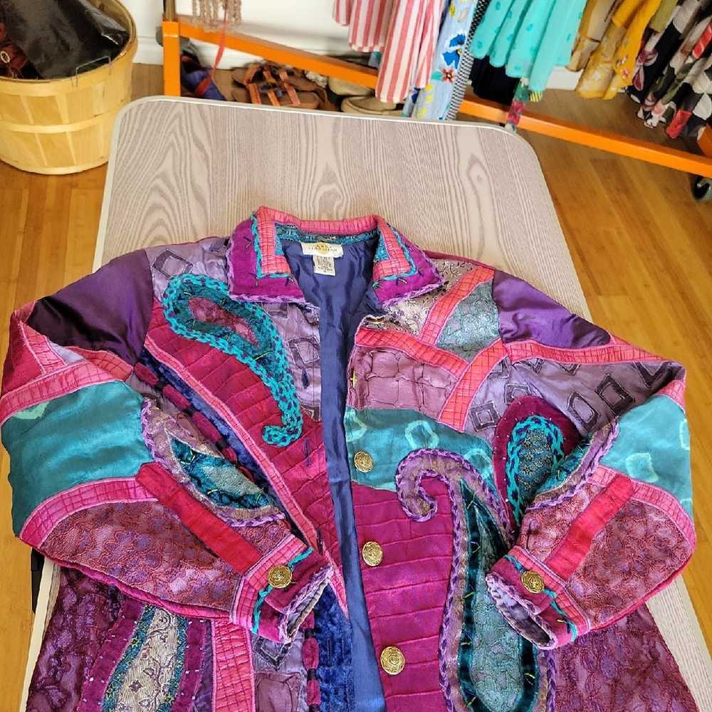 Rare Sandy Starkman Vintage jacket Sz M - image 1