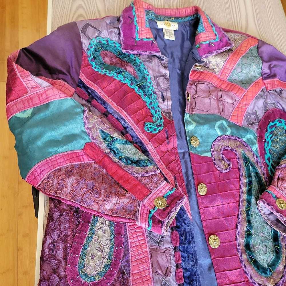 Rare Sandy Starkman Vintage jacket Sz M - image 3