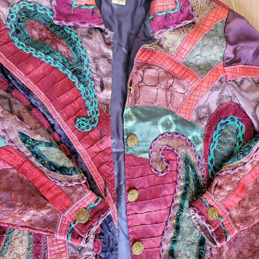 Rare Sandy Starkman Vintage jacket Sz M - image 4
