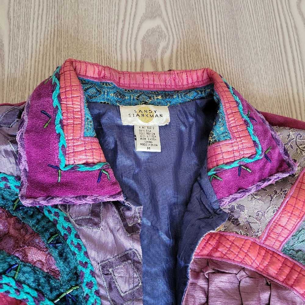 Rare Sandy Starkman Vintage jacket Sz M - image 5