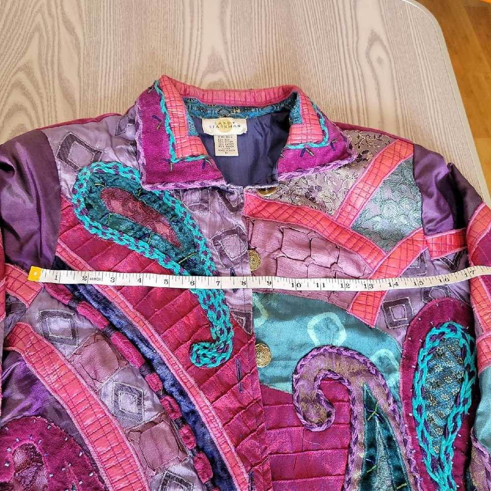 Rare Sandy Starkman Vintage jacket Sz M - image 9