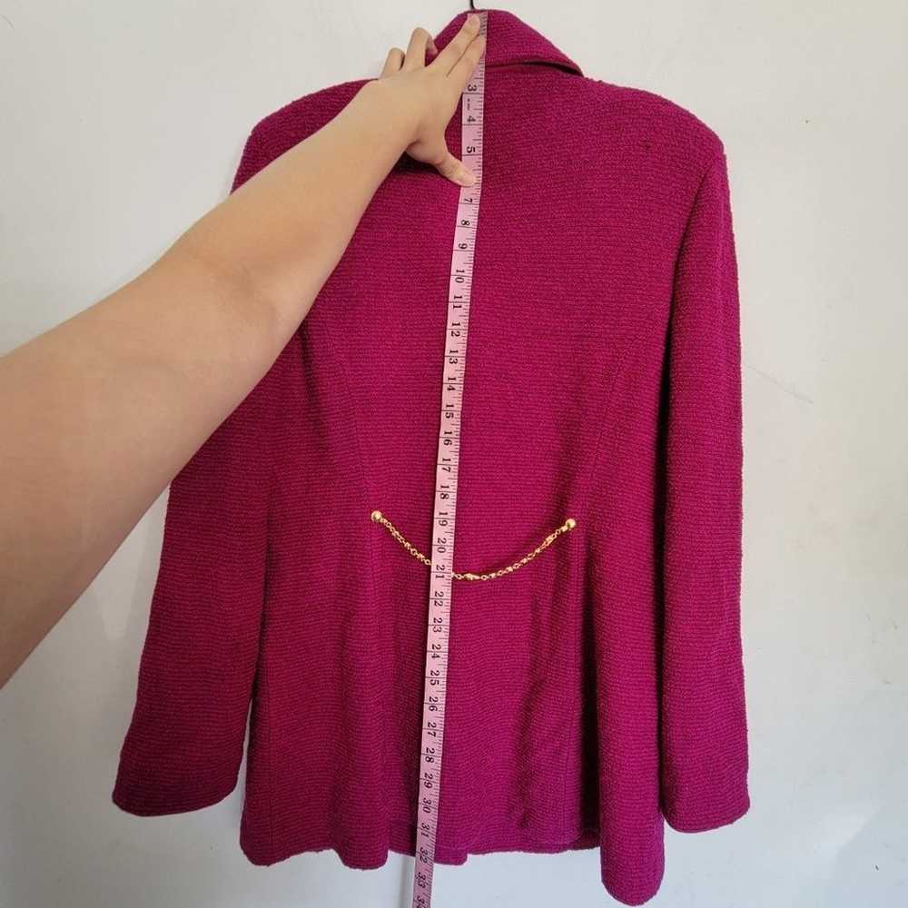 St. John Collection Vintage Knit Blazer Long Jack… - image 11