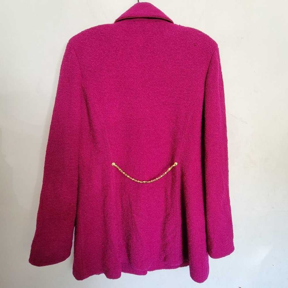 St. John Collection Vintage Knit Blazer Long Jack… - image 2