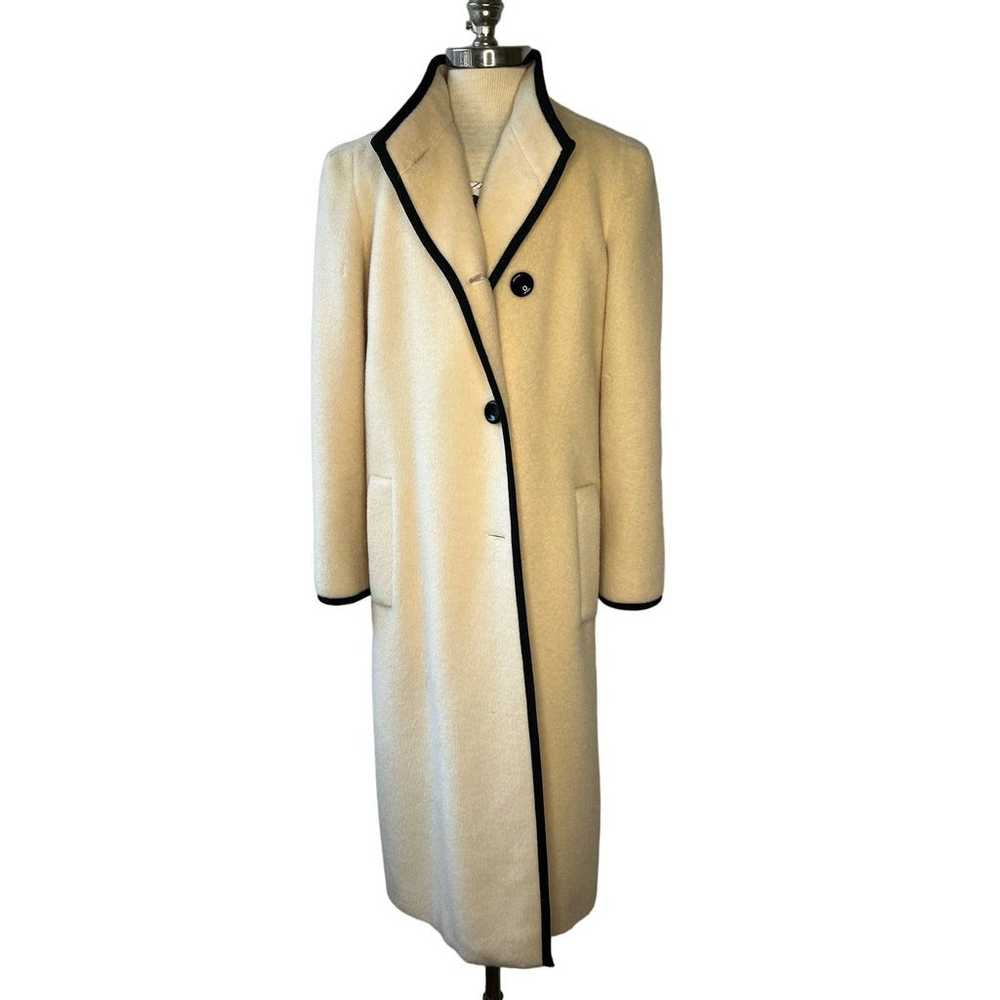 Vintage 1960s Pierre Cardin Long Coat Size 8 - image 1