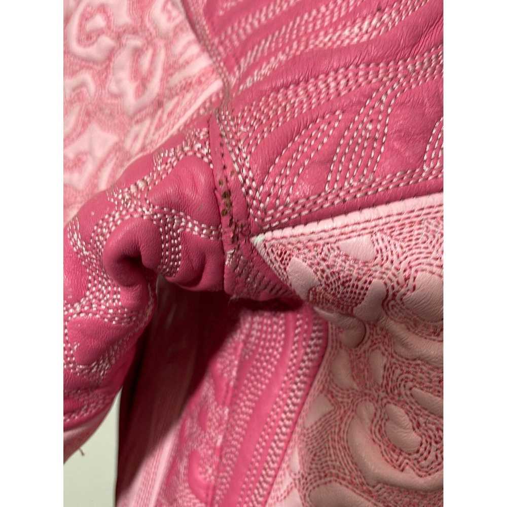 wissam pink leather jacket - image 8
