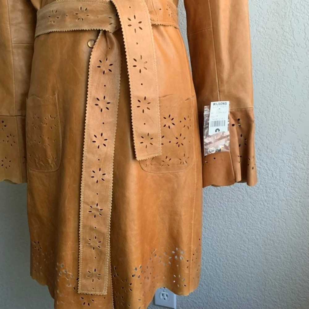 boho VTG Leather Coat - image 5