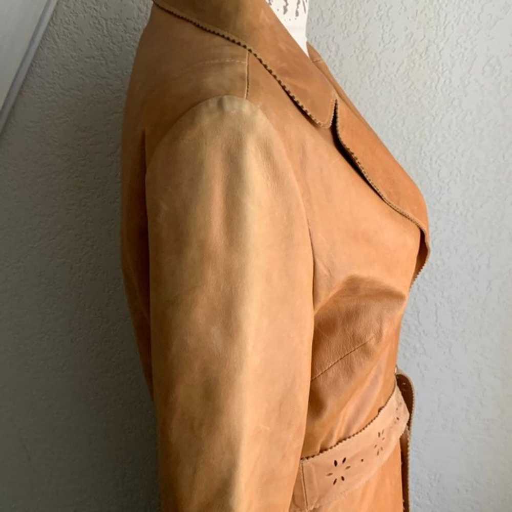 boho VTG Leather Coat - image 7