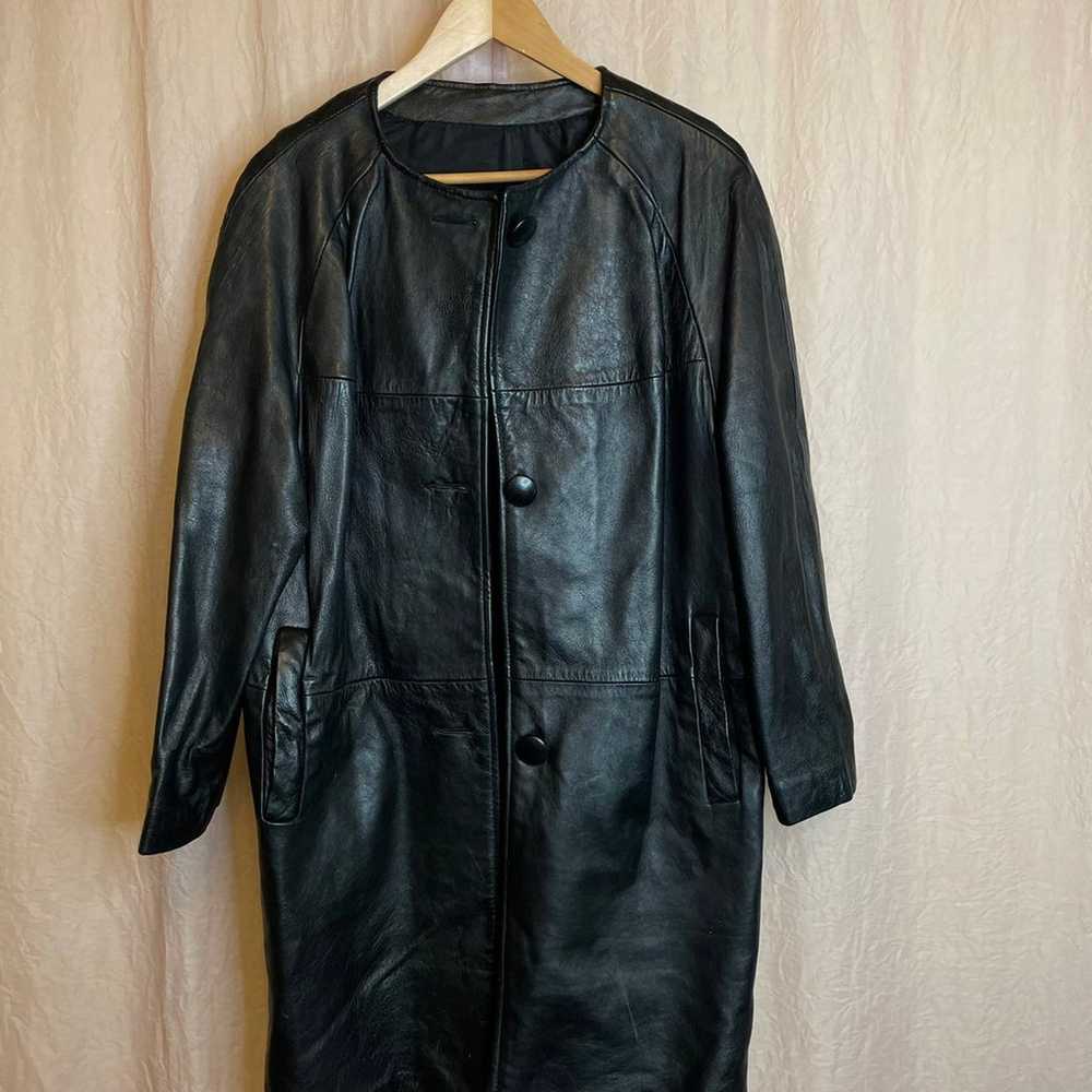 Leather Trenchcoat - image 1