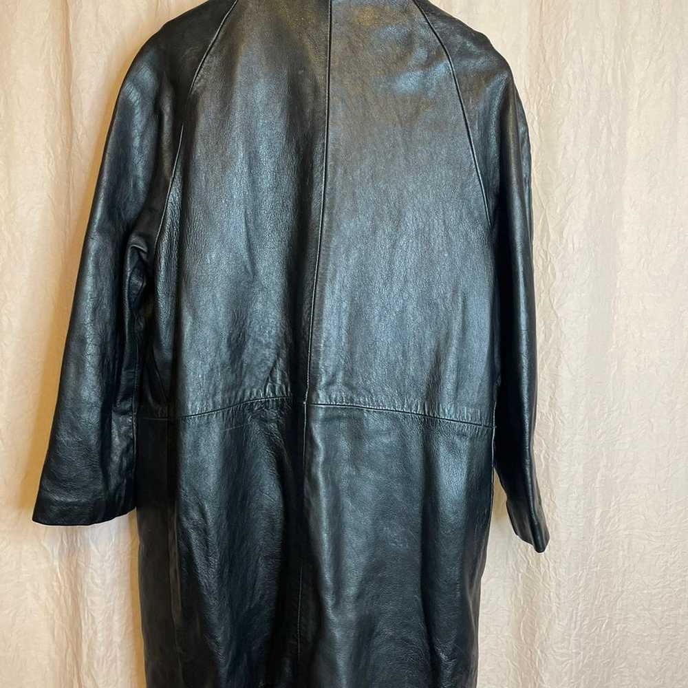 Leather Trenchcoat - image 2