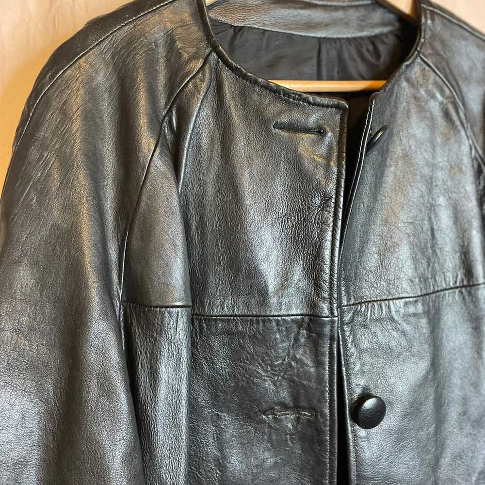 Leather Trenchcoat - image 3