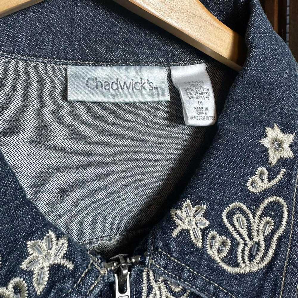 Chadwick Embroidered Denim Jacket - image 4