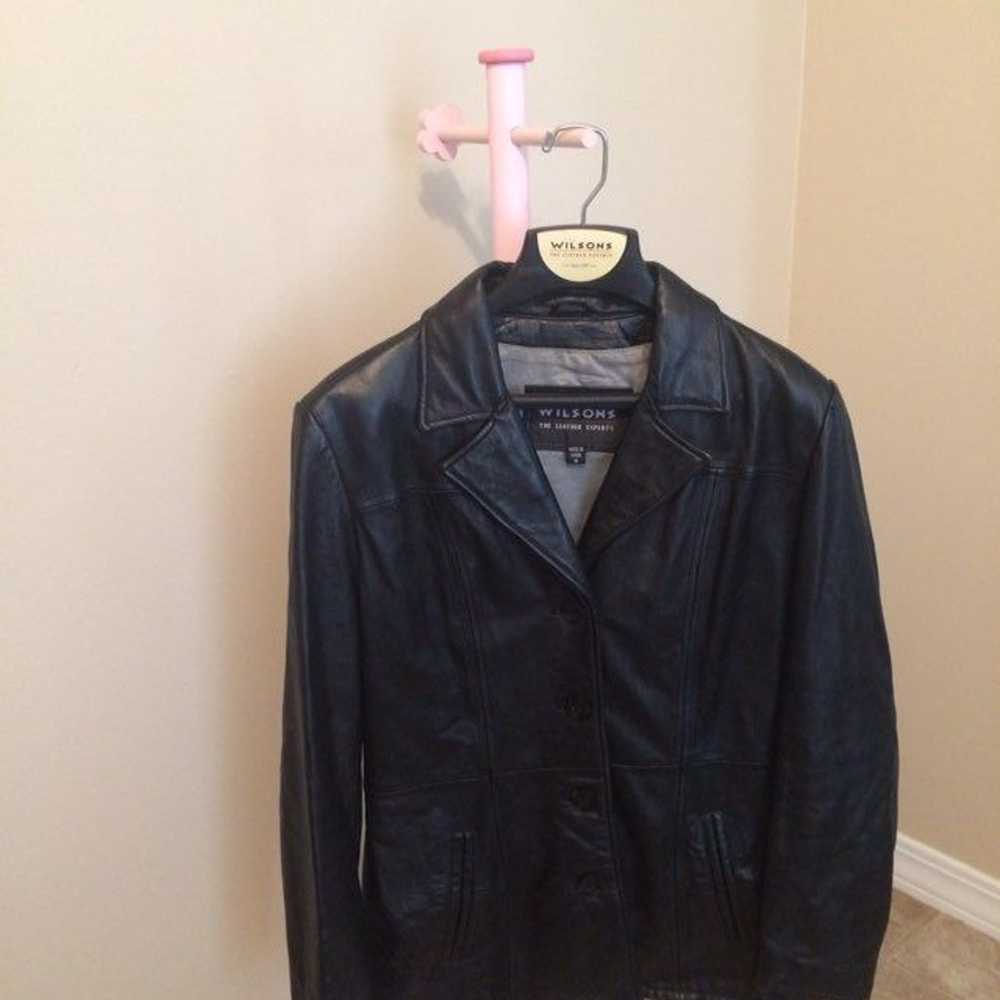 Vintage Black Wilsons Leather Jacket, L - image 1