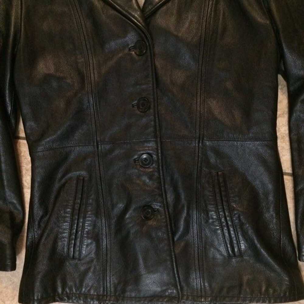 Vintage Black Wilsons Leather Jacket, L - image 4