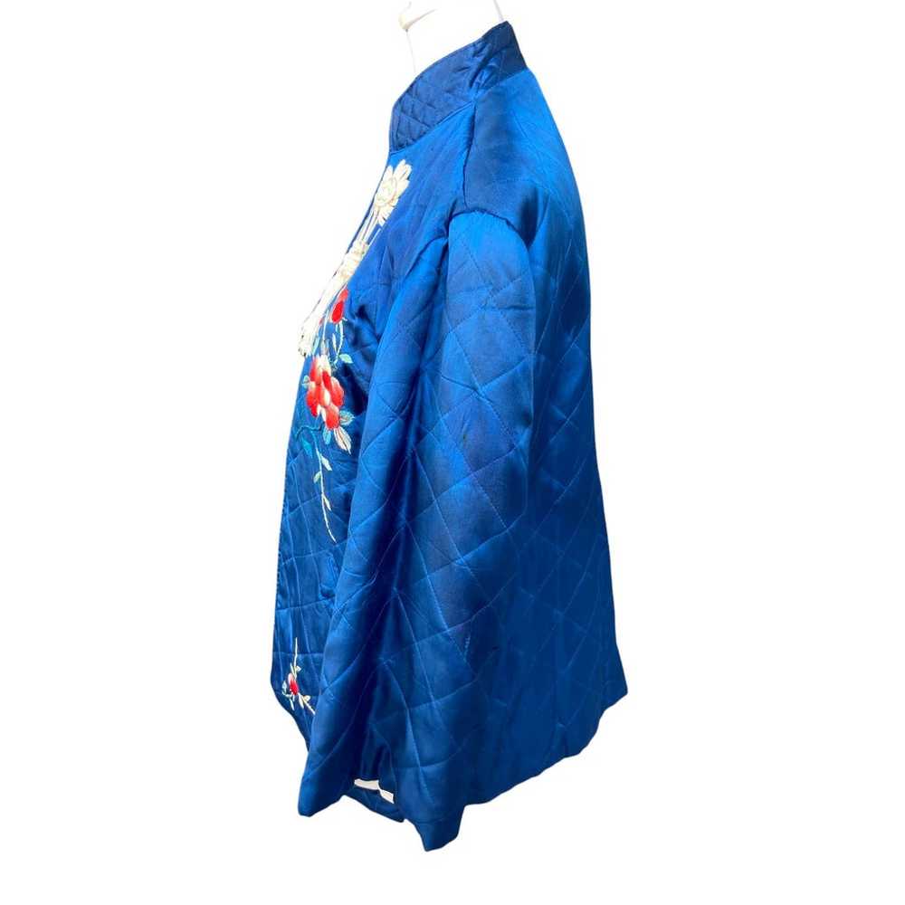 Chinese Asian style fun blue coat - image 4