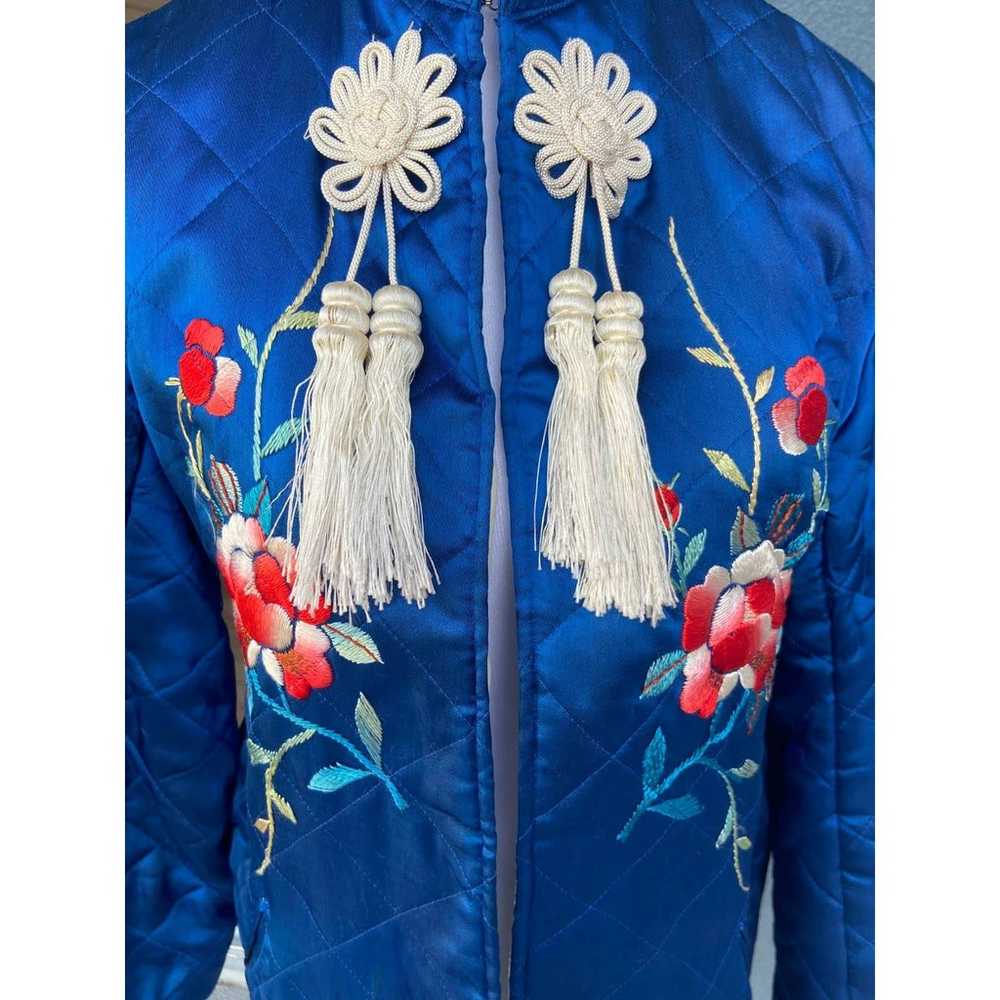 Chinese Asian style fun blue coat - image 6