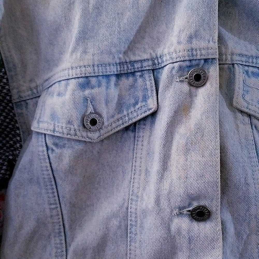 Vintage crop top jean jacket - image 5