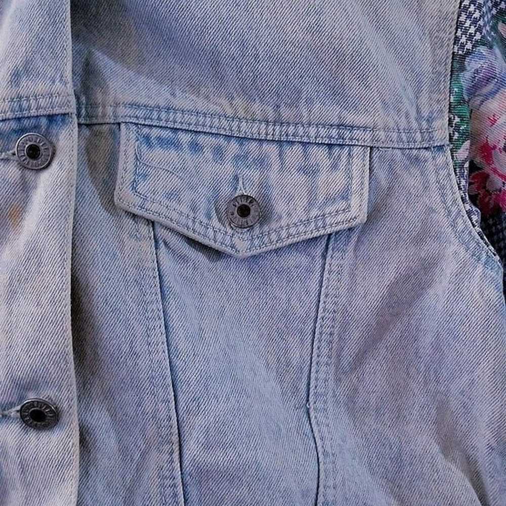 Vintage crop top jean jacket - image 6