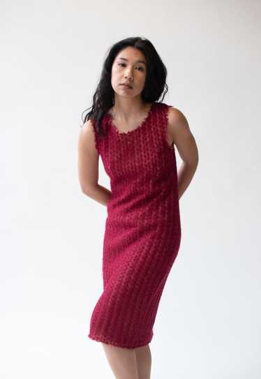 Fuzzy Knit Dress | Future Ozbek