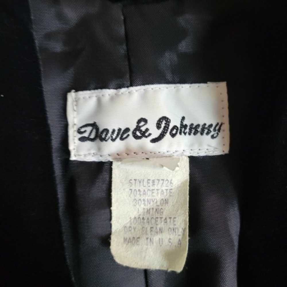 Dave & Johnny Vintage Velvet Sing Coat size L - image 4