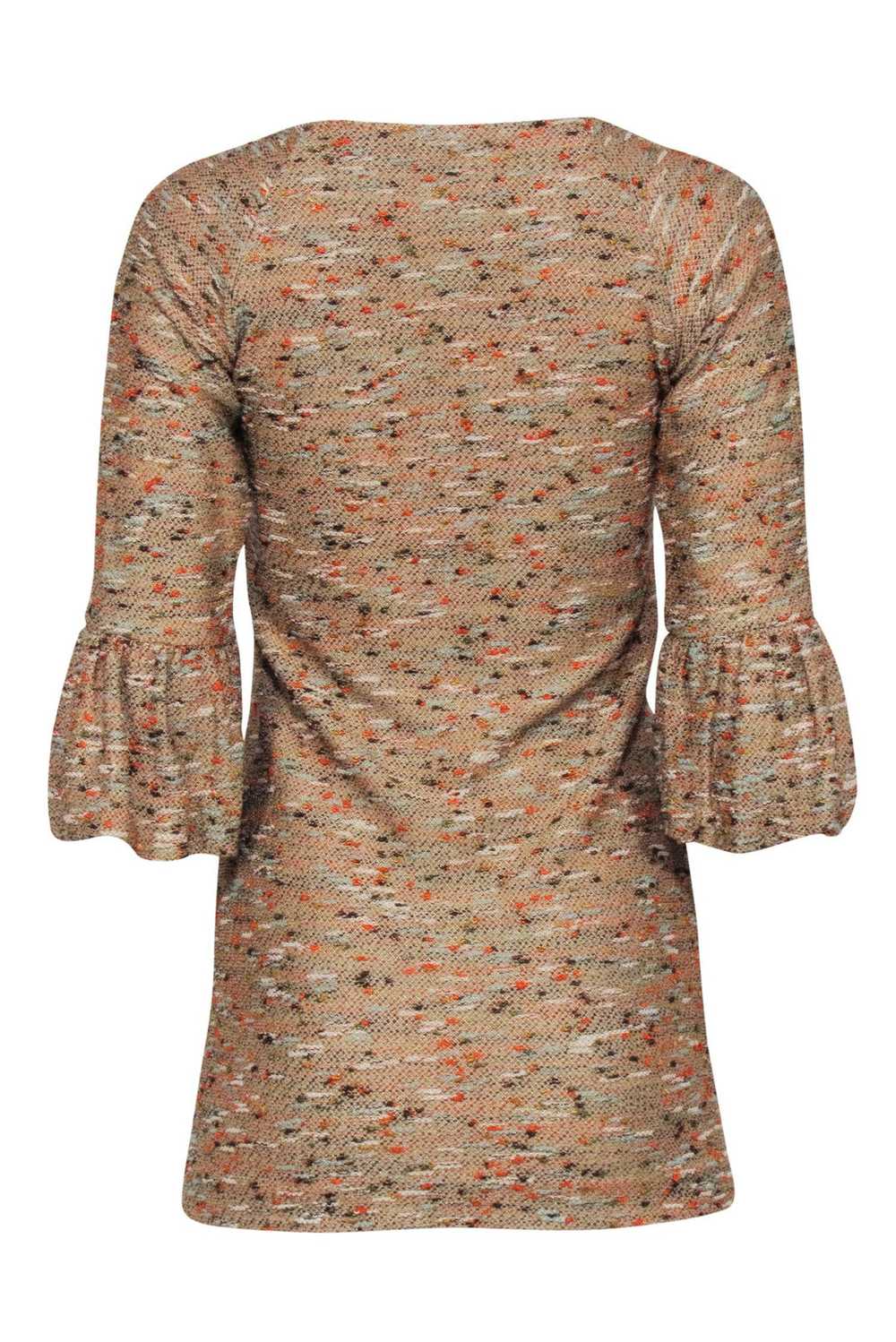 Diane von Furstenberg - Tan & Multi Color Tweed B… - image 3